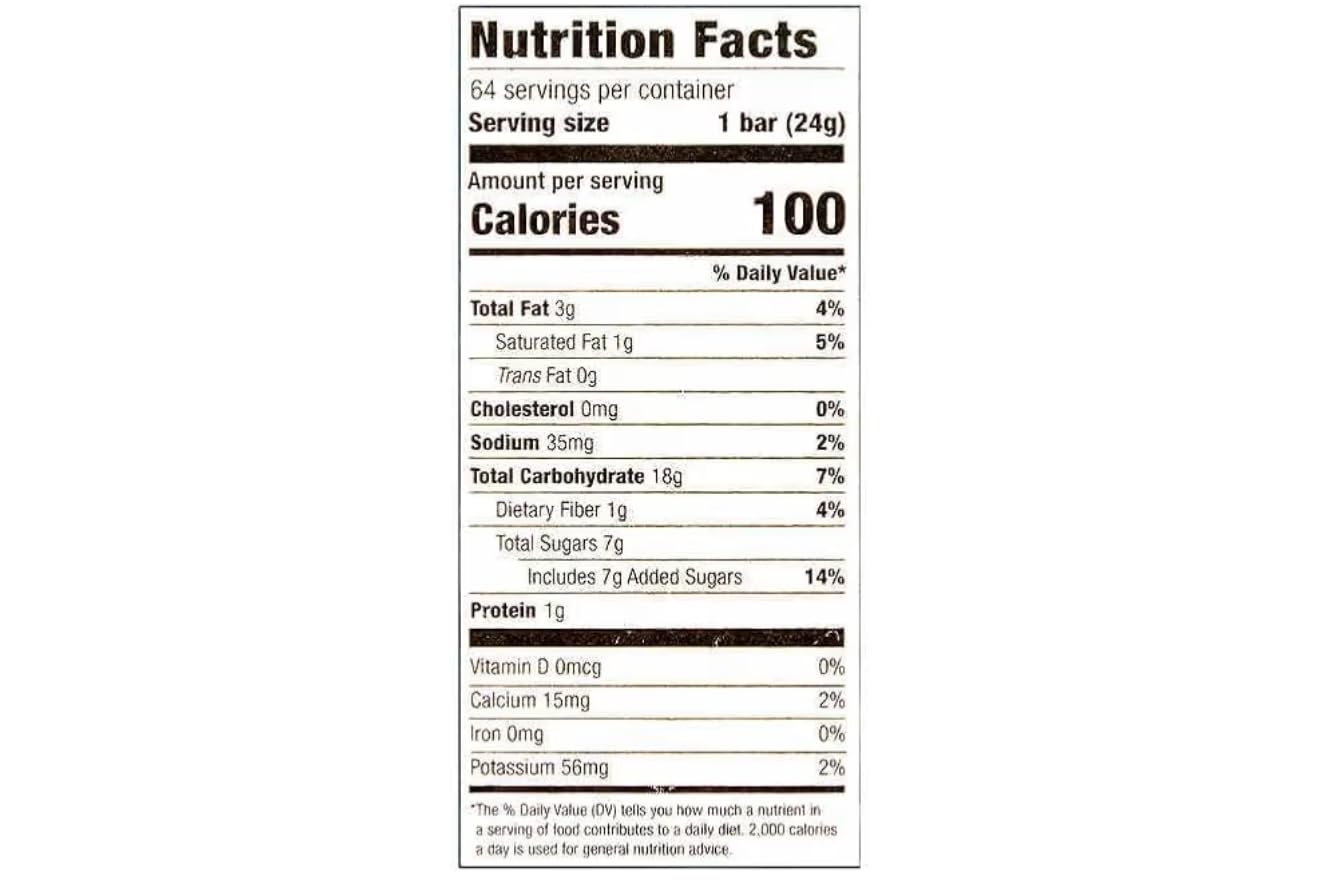 Soft & Chewy Chocolate Chip Granola Bars – 3 Boxes (192 Total Bars), Made with Whole Rolled Oats, Individually Wrapped Snack Bars for Lunchboxes, Office & Travel