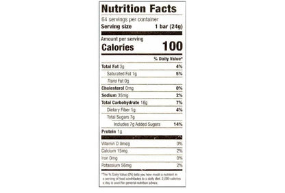 Soft & Chewy Chocolate Chip Granola Bars – 3 Boxes (192 Total Bars), Made with Whole Rolled Oats, Individually Wrapped Snack Bars for Lunchboxes, Office & Travel