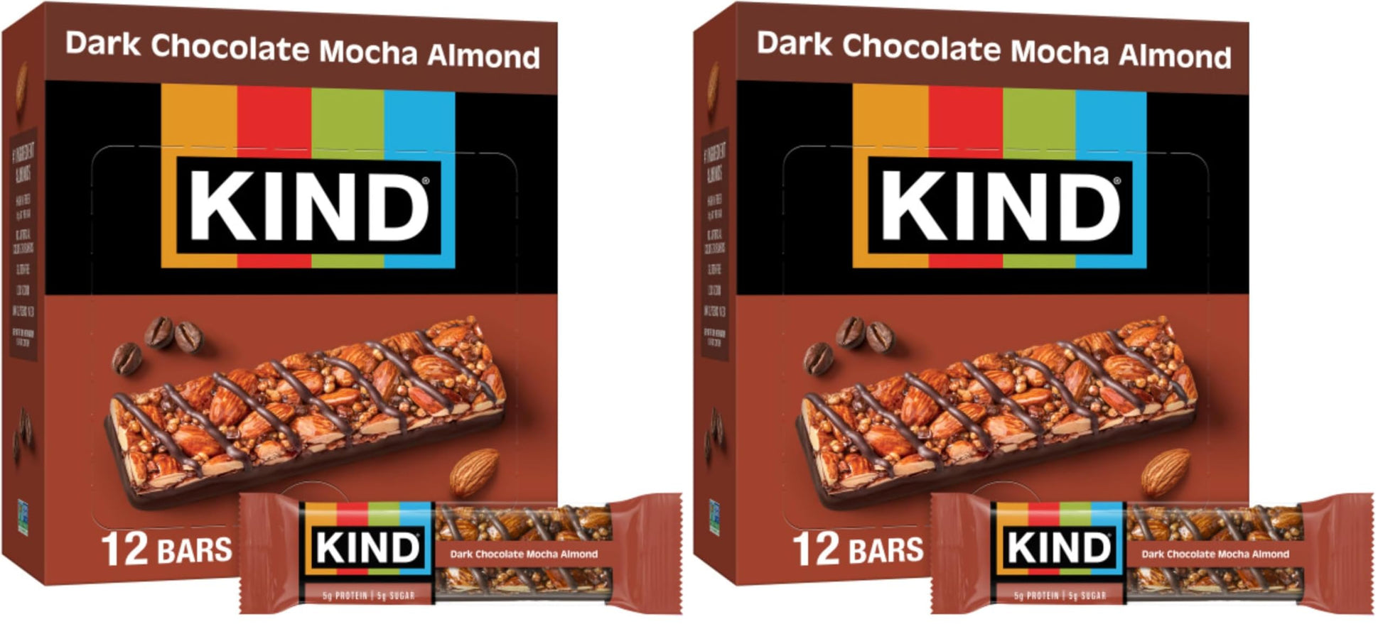 KIND Healthy Snacks Bars, Salted Caramel Dark Chocolate Nut, Gluten Free, Low Sugar, High Fiber Snacks, 6g Protein, 12 Count