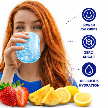 Dole Lemonade Sugar-Free Drink Mix Variety Pack, 60 On-the-Go Packets | Tropical, Classic Lemonade & Strawberry flavors, Includes Galley Grove Sugar-Free Mints