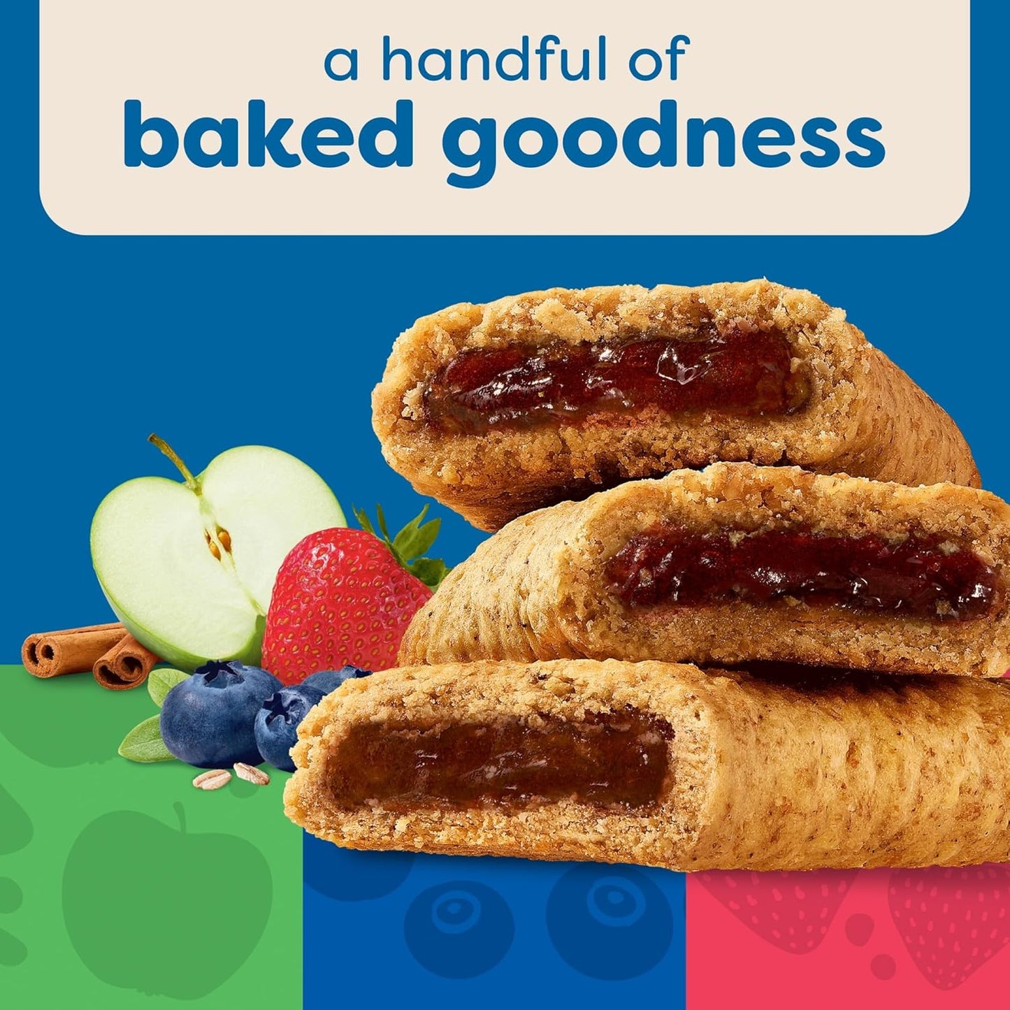 Nutri-Grain Breakfast Bars, Made with 10g Whole Grains, Kids Snacks, 4-Flavor Variety Pack (4 Boxes, 32 Bars)